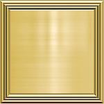 great image of gold plaque in frame