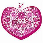 Vector valentine heart. Easy to edit and modify. EPS file included.