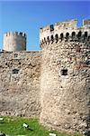 tower of ancient fortress Kalemegdan in Belgrade, Serbia