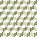 A seamless cube pattern.