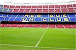 view of Nou Camp Stadium in Barcelona, FC Barcelona