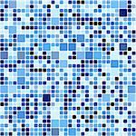 seamless texture of many blue blocks in different sizes