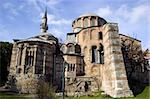 Exterior view of Chora church or Kariye Camii in Istanbul