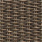 seamless 3d texture of brown interweaved basket