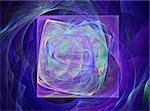 abstract glowing square design image