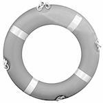 Life buoy isolated over a white background