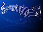 Music theme vector background