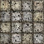 seamless texture of abstract dirty square stones