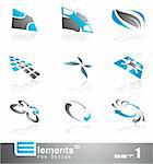 Elements for Design - 9 Abstract 3D Pieces - Set 1