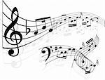 Music notes backgrounds