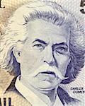 Carlos Gomes on 5000 Cruzerios 1993 Banknote from Brazil. One of the most distinguished 19th century classical composers.
