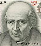 Miguel Hidalgo y Costilla on 10 Pesos 1975 Banknote from Mexico. Priest and leader of the Mexican war of independence. Also known as ''father of the nation''.