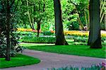 Keukenhof Park (The Netherlands) in month of May