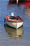 Fishing boat in the Aegean sea in Greece