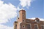 old elizabethan house brick tower in suffolk