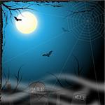 spooky halloween background for design