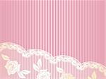 Sexy background with a French lace design. Graphics are grouped and in several layers for easy editing. The file can be scaled to any size.