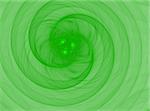 Green Spiral background pattern