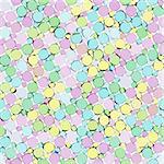 seamless texture of pastel color drawing rounds