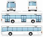 Public Bus Template - layout for presentation