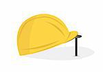 an illustration of an hard hat carpenter equipment