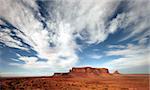 Dramatic Clouds in Monument Valley Arizona Navajo Nation