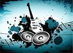 cool wacky grunge Music background with music details