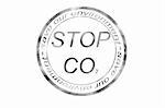 stop co2 sign for a good climate