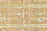 Graphical abstract background - golden circuit board