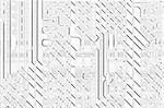 Abstract monochrome circuit board electronics hi-tech background