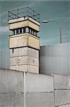 Watch Tower at the Berlin Wall Memorial, Bernauer Stra§e, Berlin Germany