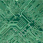 Green circuit board electronic square photo - texture