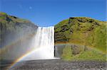 One of the many waterfalls on Iceland