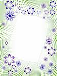 abstract spring floral background. Vector