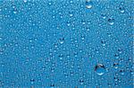 Blue water drops texture. Water collection.
