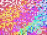 vector illustration of many colorful squares