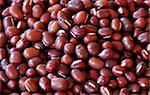 Macro view of azuki beans