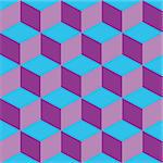 psychedelic pattern mixed purple and blue, vector art illustration