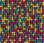 Seamless Abstract Colorful Dots Background. Vector Image