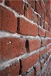 Angle shot of bricks