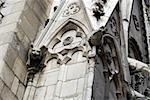 Notre Dame Cathedral gargoyles view, Paris, France