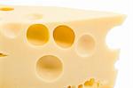 Cheese isolated on white background