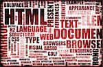 Red HTML Script as an Education Background