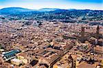 Panoramic view of Florence old city, Italy