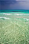 Sunny and stormy weather in Sardinia, Italy