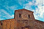 A famous romanesque pieve in the tuscan country