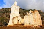 Rif Mountains and Spanish Mosque, Chefchaouen, Morocco, Africa