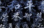 Chinese Writing Calligraphy as a Art Abstract