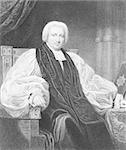 Henry Ryder (1777-1836) on engraving from the 1800s. Prominent English Evangelical Anglican clergyman. Engraved by T.Woolnoth after a painting by H.W.Pickersgill and published by Fisher, Son & Co, London & Paris.