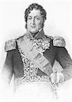 Louis Philippe (1773-1850) on engraving from the 1800s. King of the French during 1830-1848. Engraved by J.Cook and published in London by Fisher, Son & Co.